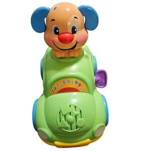 Fisher Price Laugh and Learn Puppy's Learning Car Plays 20 Songs and Phrases